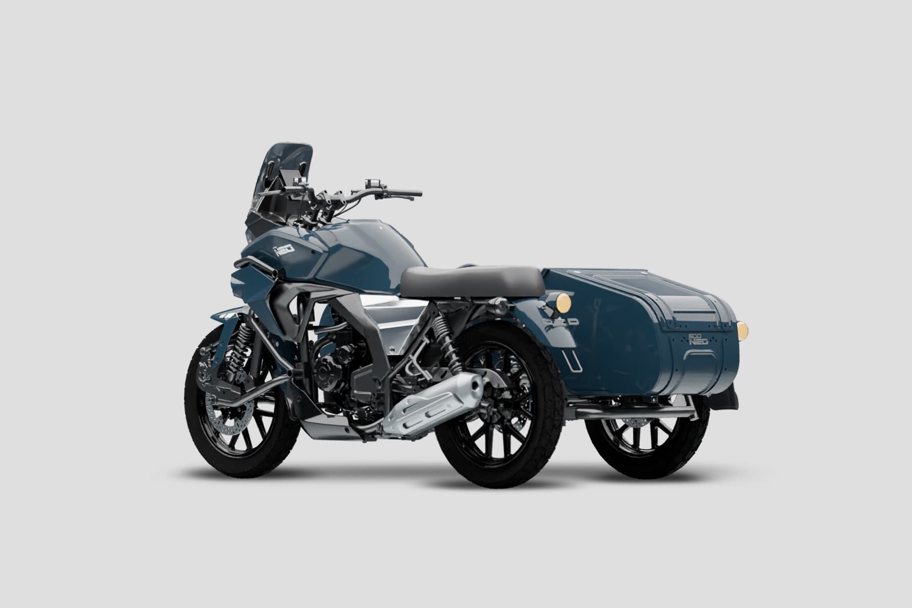 Ural Neo 500 — three-quarter view